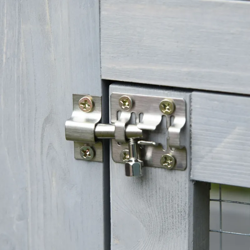 PawHut Large Catio Enclosure with Weather Protection, 6 Cat Platforms 71" x 38.5" x 71"