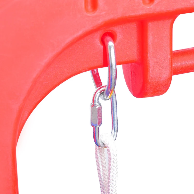 Qaba Sturdy Playground Set - Indoor/Outdoor - Blue/Red - Ages 2-7
