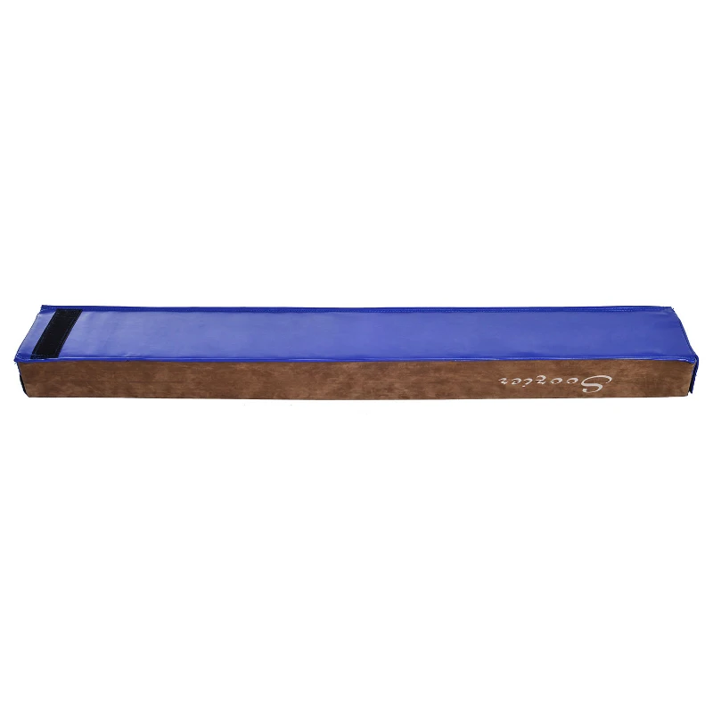 Soozier 4FT Sectional Floor Balance Beam Gymnastic Training Soft Suede Low Height for Kids