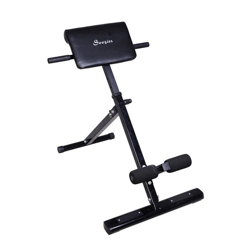 Soozier Folding Back Hyper Extension Bench Hyperextension Roman Chair