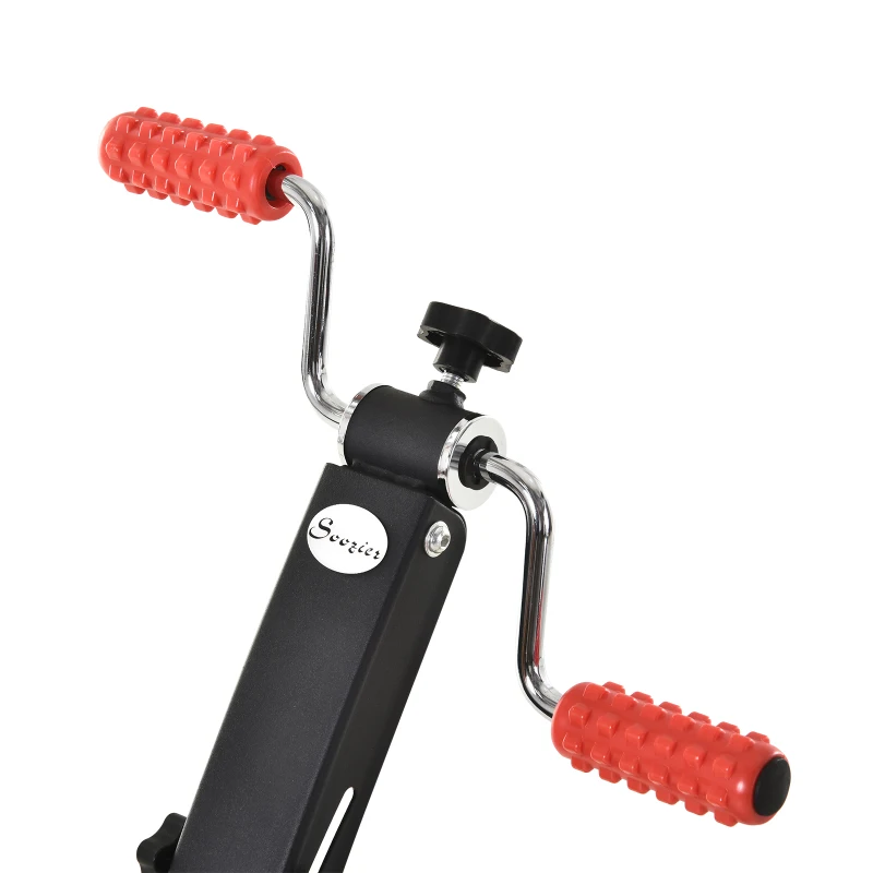 Soozier Adjustable Massage Exercise Bike Pedal Exerciser with Arm & Leg Workouts for Indoor Use & Fitness Training