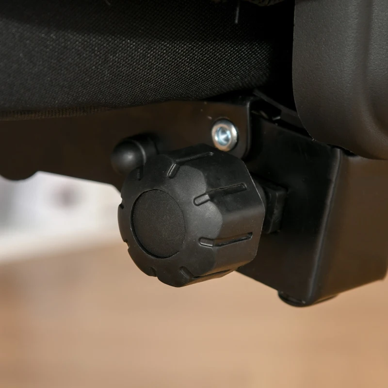 Vinsetto High Back Ergonomic Computer Home Office Chair, Mesh Task Chair with Lumbar Back Support, Reclining Function, Adjustable Headrest, Arms and Height, Black