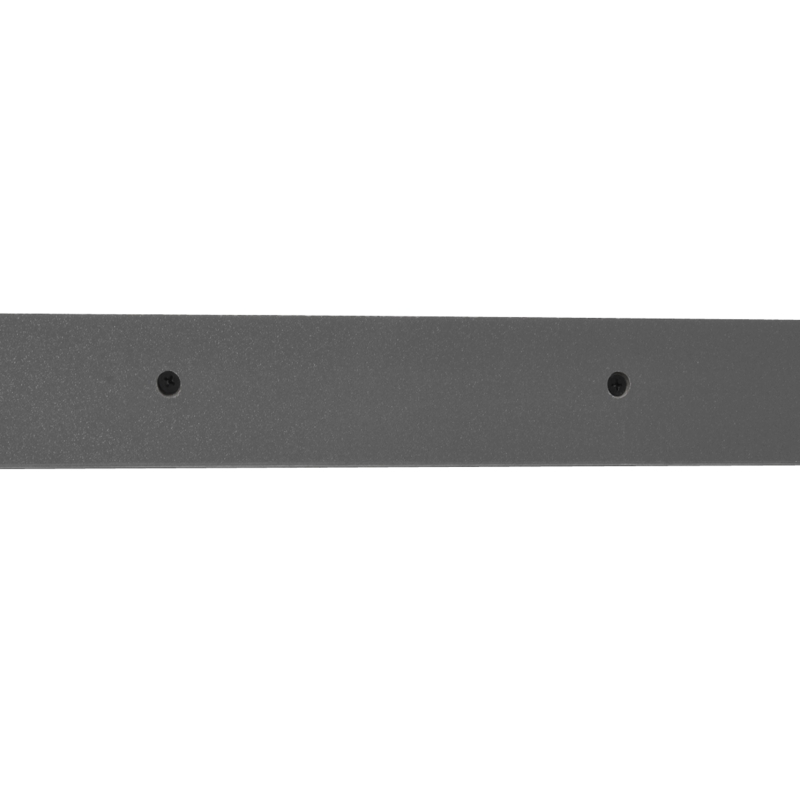 HOMCOM Wall-Mounted Floating Storage Shelf with 4 Storage Units and 4 Dual Hooks, Grey