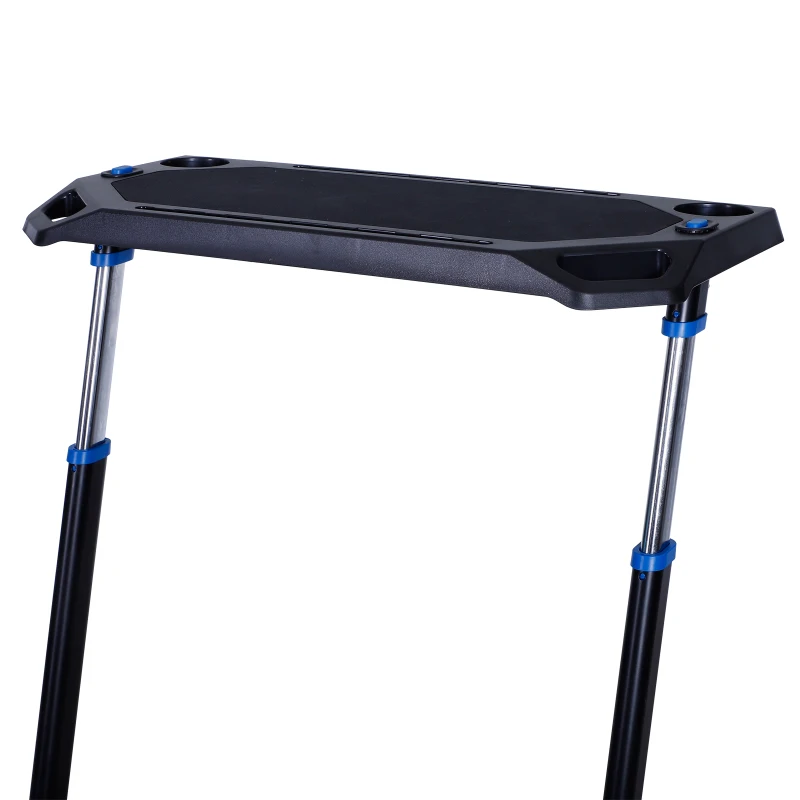 Vinsetto Height Adjustable Mobile Computer Desk with Wheels, a Simple Yet Modern Design & a Multifunctional Desktop