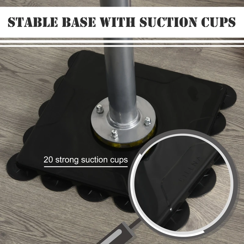 Soozier 57" Free Standing Kids Boxing Stand Punching Bag w/Suction Cup Base Great for Daily Training