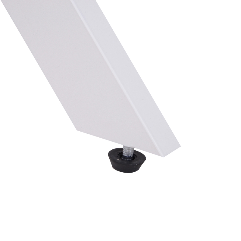 HOMCOM Wood Metal Modern Computer Desk  for Small Space with Slide Out Drawer