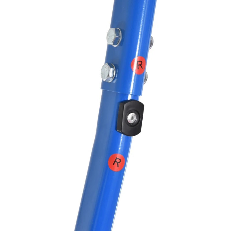 DURHAND U-Shape Motorcycle Rear Wheel Stand Front & Rear Wheel Lift Universal Sport Bike Swingarm Spool Paddock Stand Combo, Blue