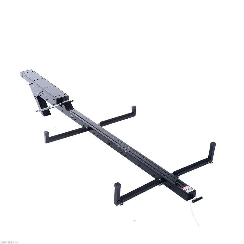 HOMCOM Roof Mounted Skateboard Ceiling Lift Rack Hoist Pulley Rope Bike Storage Systems Black