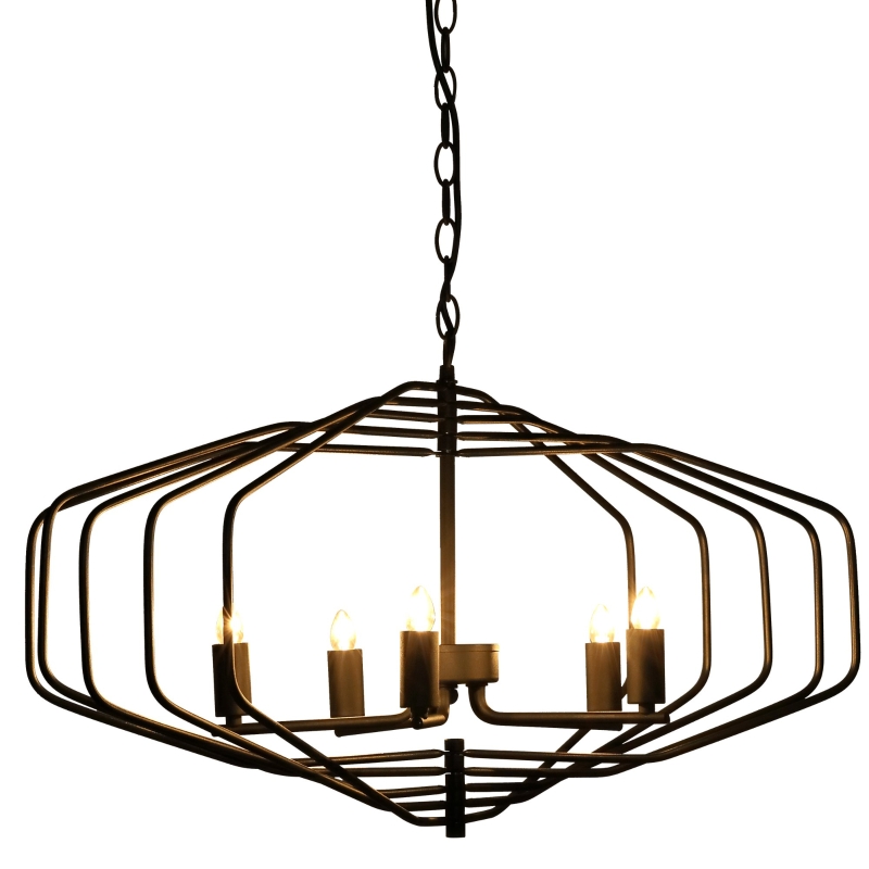 HOMCOM Vintage Pendant Lights Industrial Adjustable Pivoted Design Hanging Lighting