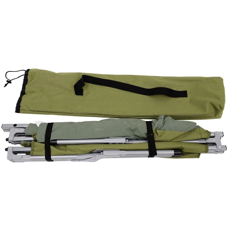 Military Style Folding Cot – Army Green