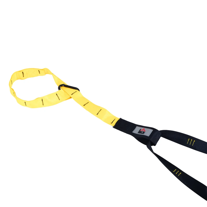 HOMCOM Suspension Body Training Strap - Yellow&Black