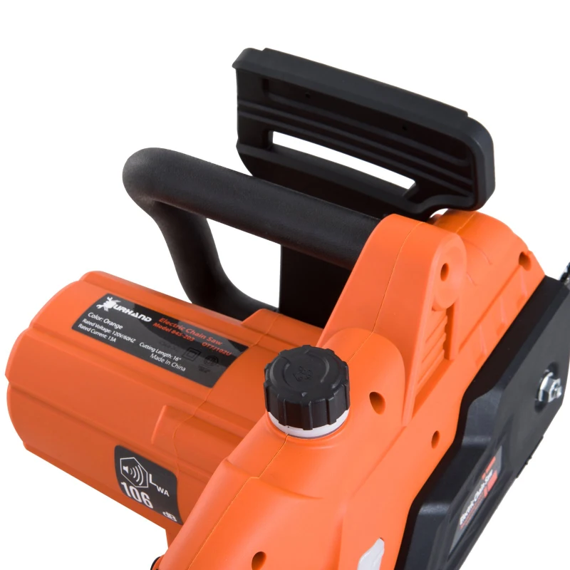 Open Box DURHAND 16” 13-Amp 120V Corded Electric Chainsaw Adjustable - Orange