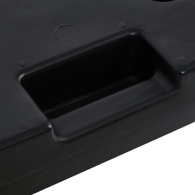 Outsunny 132 lbs Water/Sand Heavy-Duty Cantilever Offset Patio Umbrella Base Weights with Easy-Fill Spout, Black