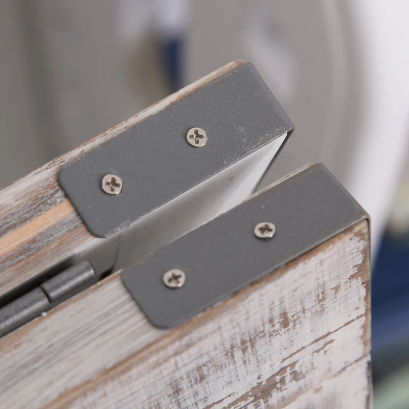 Vinsetto Magnetic A-Frame Sidewalk Chalkboard Sign 40” x 20” Sturdy Freestanding Wooden Sandwich Board with Eraser - Oak