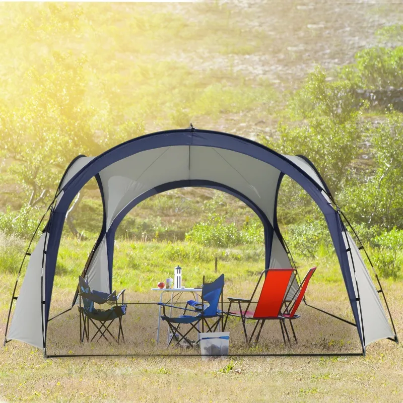 Outsunny Outdoor Event Dome Tent Portable Camping Shelter Garden Party Sun Shade UV Protection Water Resistant