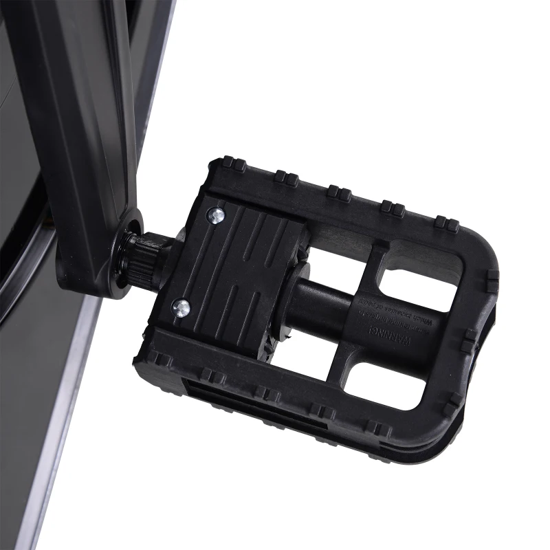 Soozier Desk Exercise Bike Home Office Indoor Recumbent Cycling Rolling with Table Top  LCD Monitor