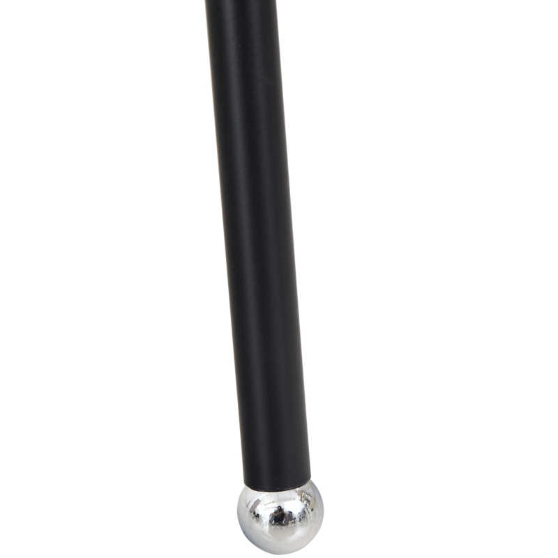 HOMCOM 53.25" Floor Lamp with Table Extendable and Retractable Arm E26 Rubber Wood