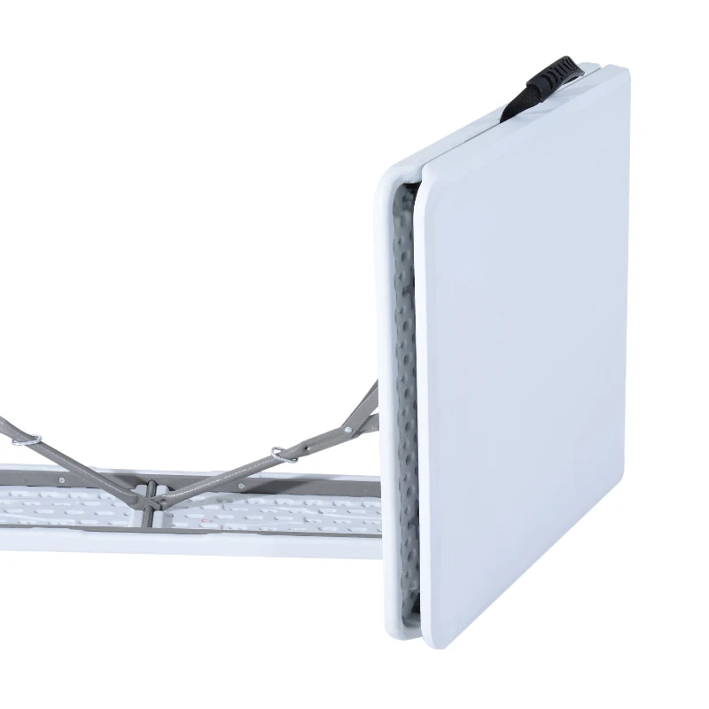 Outsunny Folding Camping 47.2" Picnic BBQ Party Table Outdoor Garden Adjustable