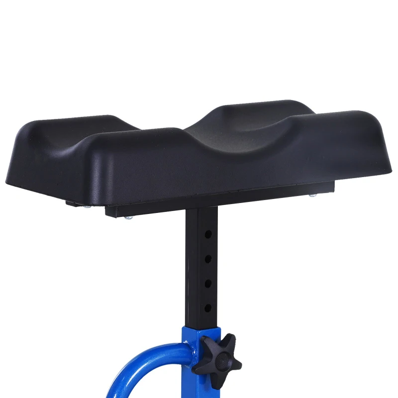 HOMCOM Portable Knee Scooter Crutch  Alternative W/ Non-Marking Wheel