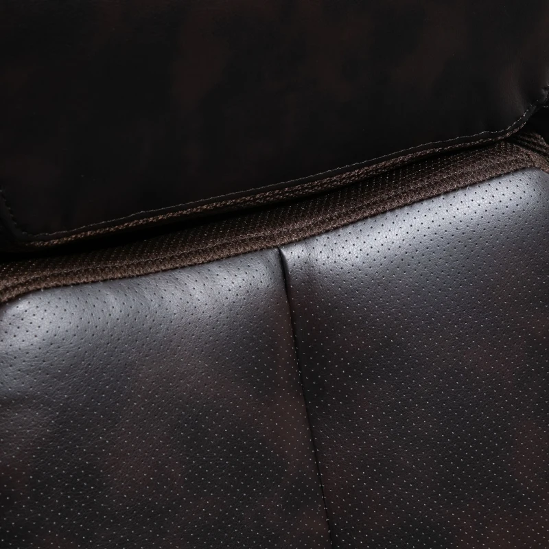 Vinsetto High Back Executive Chair Computer Ergonomic Task Seat PU Leather Swivel Chair for Office with Padded Armrests, Adjustable Height, Brown