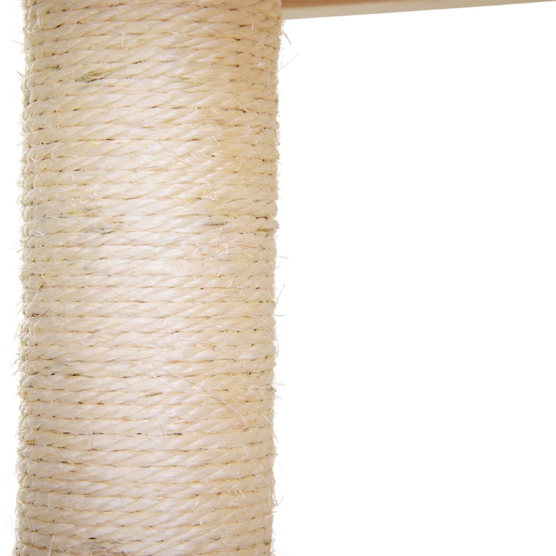 PawHut Multi-Level Cat Tree w/ Sisal-Covered Scratching Post Large Perch