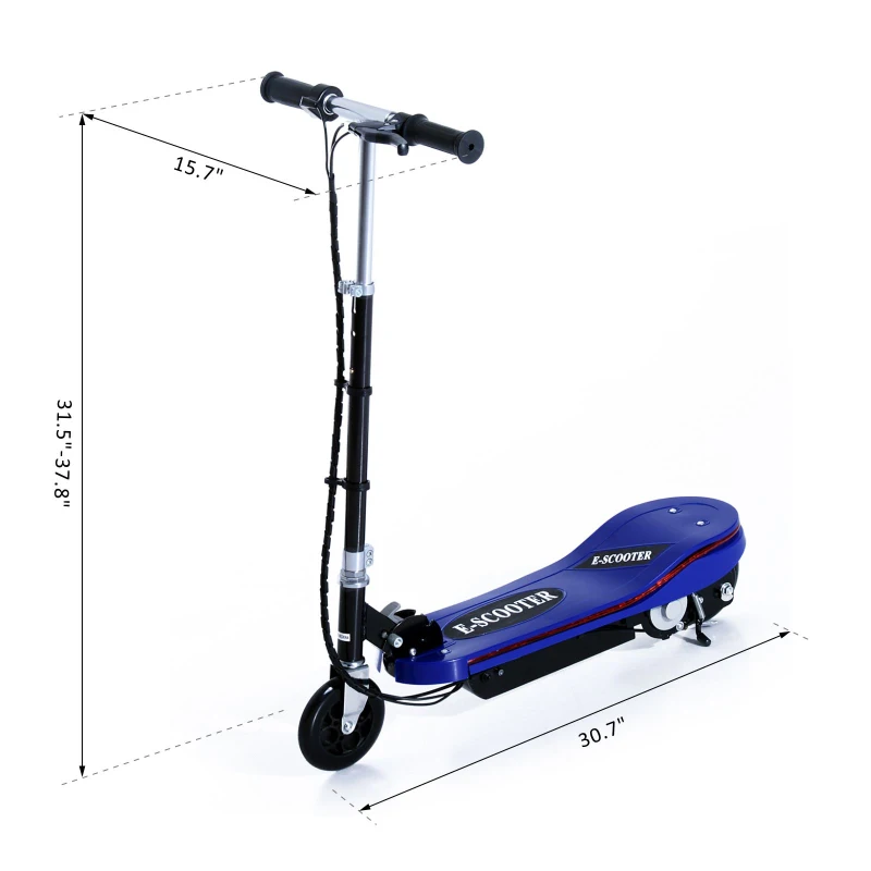 Qaba Electric Scooter Folding High Speed 24V 4.5AH Blue
