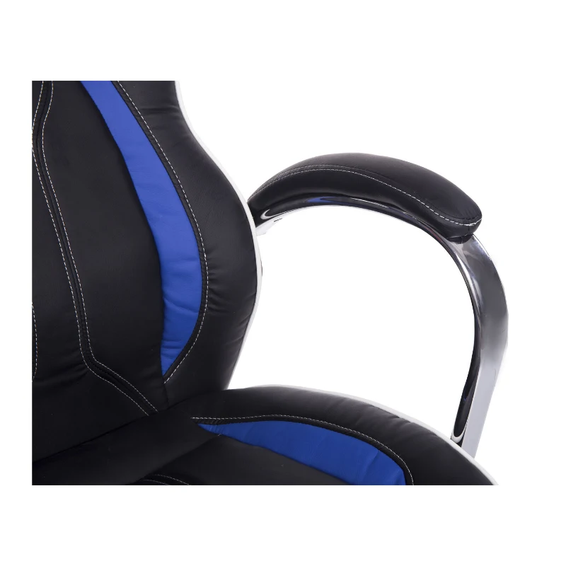 HOMCOM High Back Racing Style Ergonomic Gaming Chair - Blue / Black