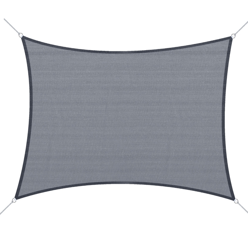 Outsunny Rectangle 13'x20' Sail Shades 