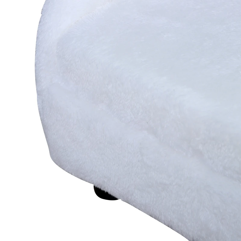 PawHut Pet Sofa Small Sized Dog Sponge Cushioned Soft Long Plush Bed Lounge w/ Pillow