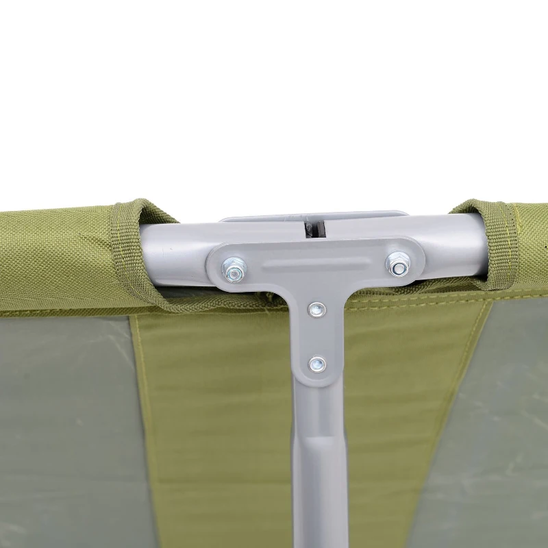 Military Style Folding Cot – Army Green