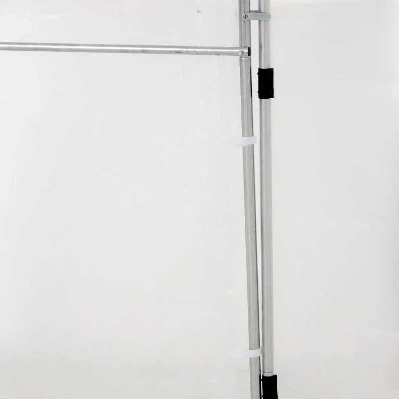 Outsunny Outdoor Portable Polytunnel Greenhouse w/ PE Cover Walk-In