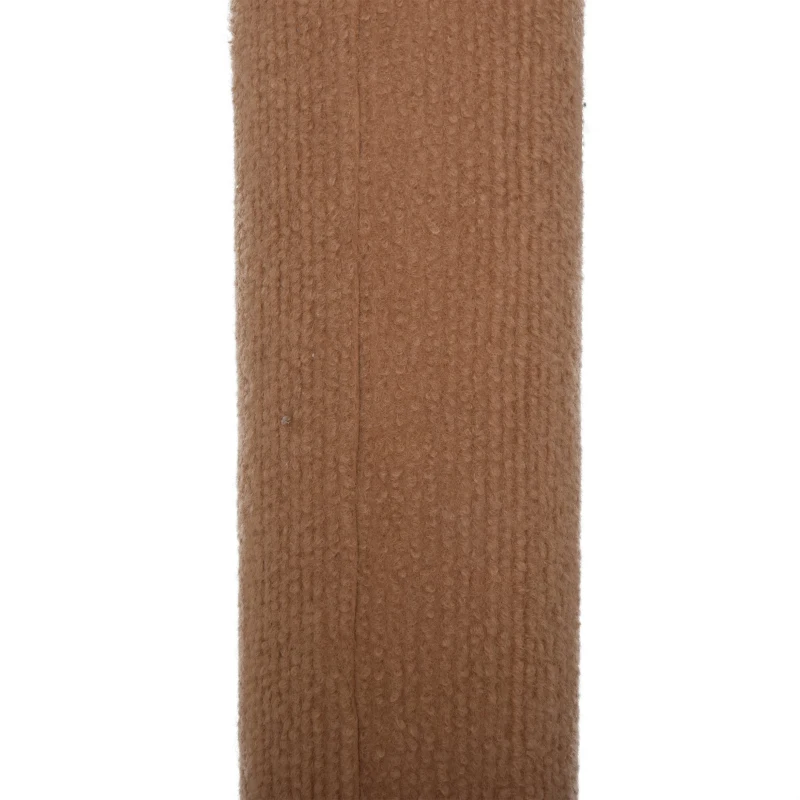 PawHut Floor-to-Ceiling Cat Tree Cat Climbing Tower with Sisal-Covered Scratching Posts Natural Cat Tree Activity Center for Kittens Cat Tower Furniture, Brown