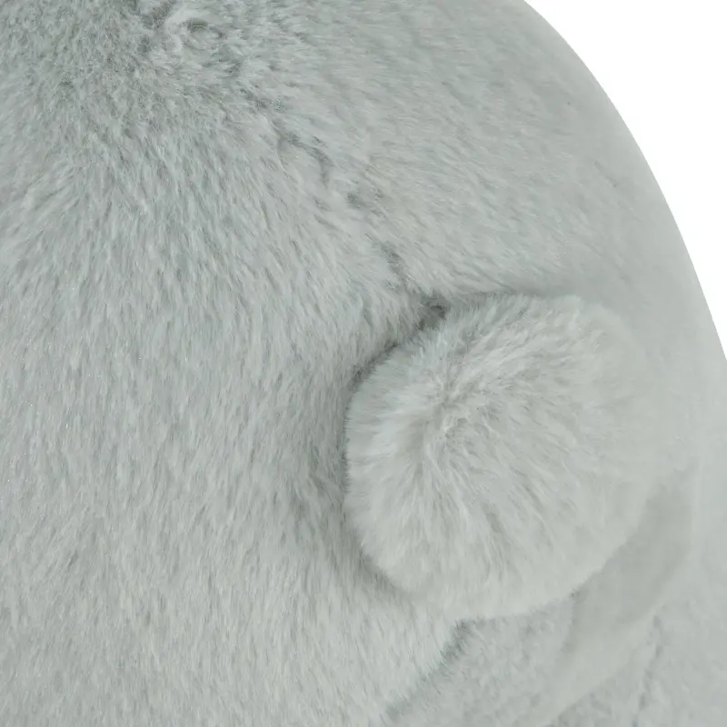 Qaba Kids Ride-On Rocking Horse Toy Rabbit Style Rocker Soft Plush Fabric for Children 36 Months