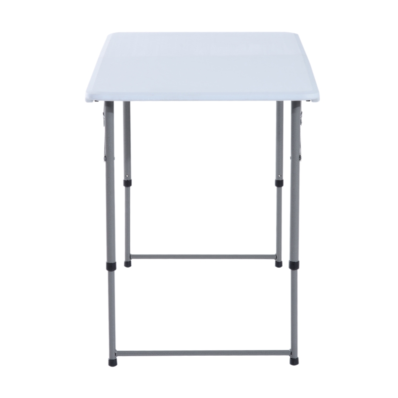 Outsunny Folding Camping 47.2" Picnic BBQ Party Table Outdoor Garden Adjustable