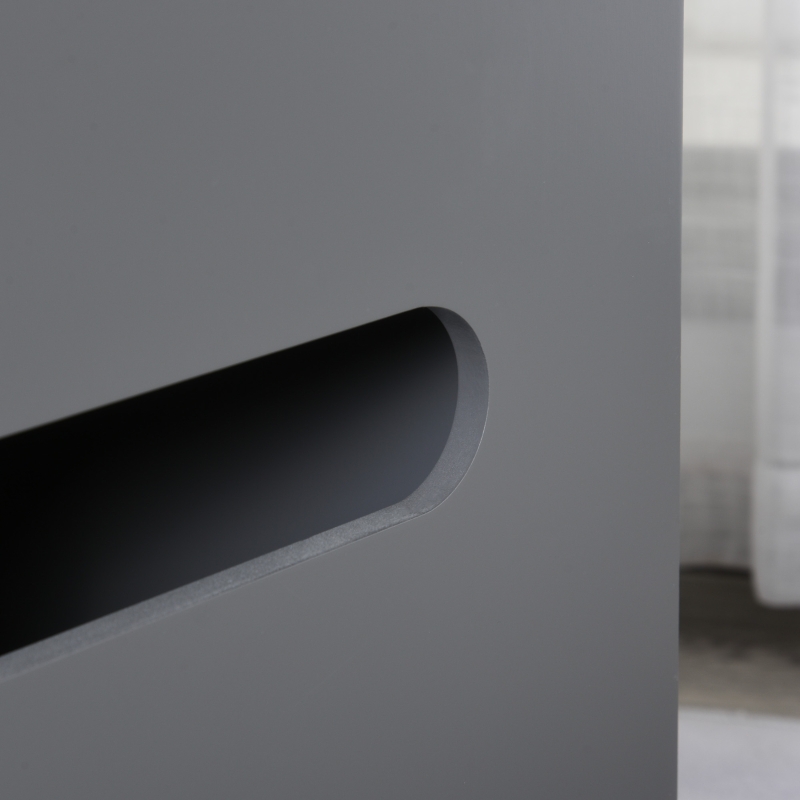 PawHut Double-Decker Cat Luxury Lower Level Litter Box and Upper Level House, Grey