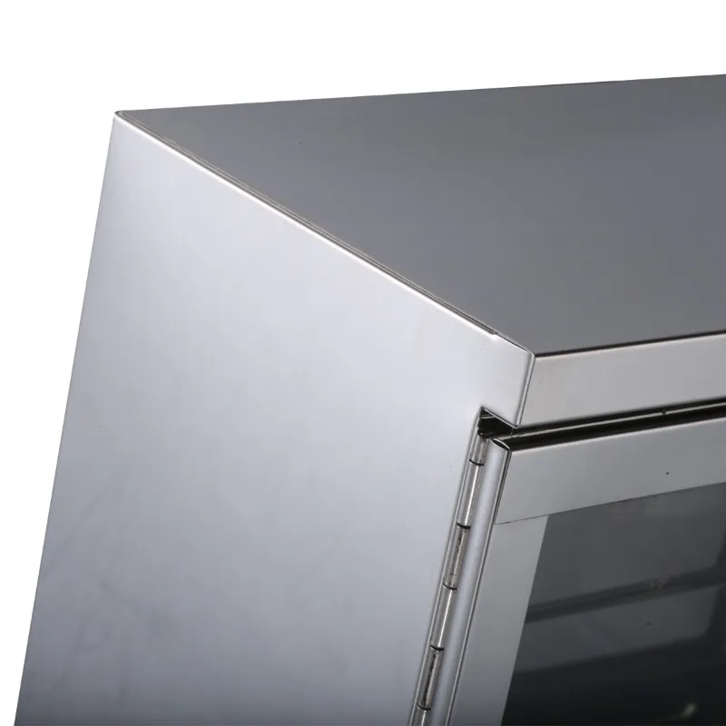 HOMCOM Vertical 24" x 16" Stainless Steel Bathroom Wall-Mounted Glass Medicine Cabinet