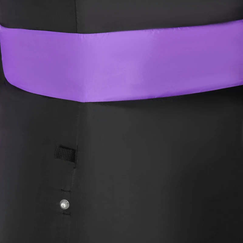 HOMCOM 8.3ft Halloween Inflatable Witch, LED Lighted for Home Indoor Outdoor Garden Lawn Decoration Party Prop, Black