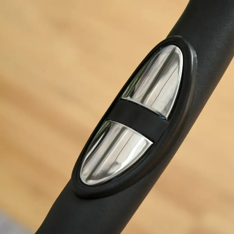 Soozier Exercise Bike, Indoor Cycling Stationary Bike, Belt Drive with Comfortable Cushion, Heart Rate, Adjustable Seat and Handlebar, LCD Monitor for Home Gym Cardio Workout