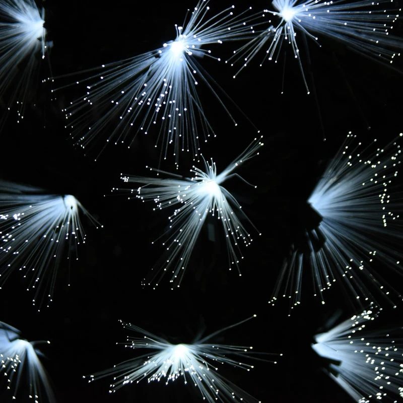 HOMCOM 6ft Artificial Tree Multi-Colored Pre-Lit Holiday Christmas Decoration