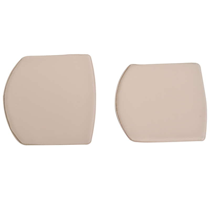 Outsunny 3 PCS Outdoor Rattan Wicker Bistro Set with Storage Shelf, Glass Top Table, Soft Cushioned Chairs and Space Saving Design, Patio Conversation Set for Garden Backyard Porch, Grey