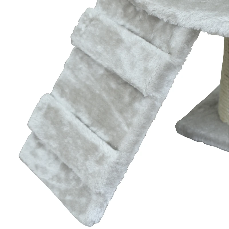 PawHut 47-inch Pet Cat Scratch Tree Condo Post Cat House Scratcher Bed Toys Pet Supply