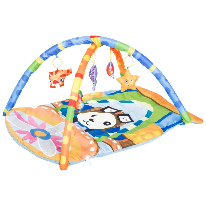 Open Box Qaba Kids Baby Toddler Play Gym Activity Center Creeping Mat