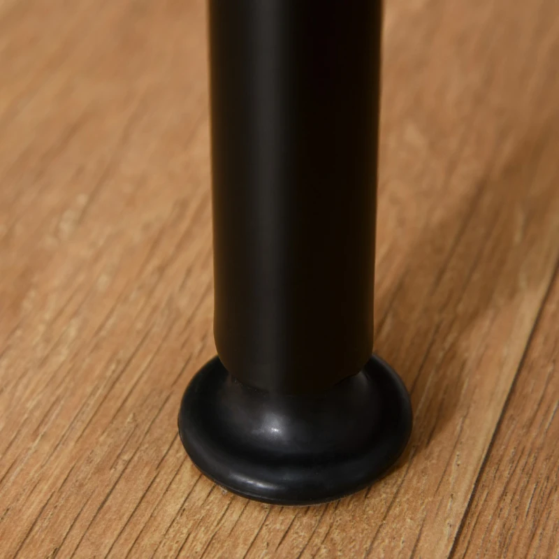 HOMCOM Gaming Writing Desk Computer Table with Raised Monitor Stand Home Office