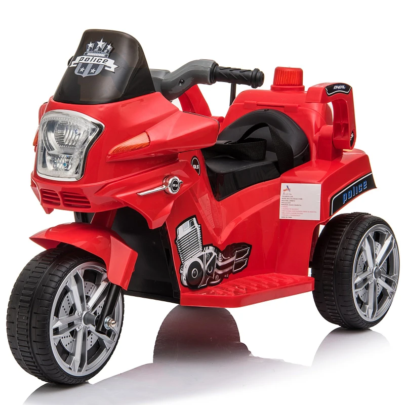 Aosom Ride-On Motorcycle for Kids  6V Red