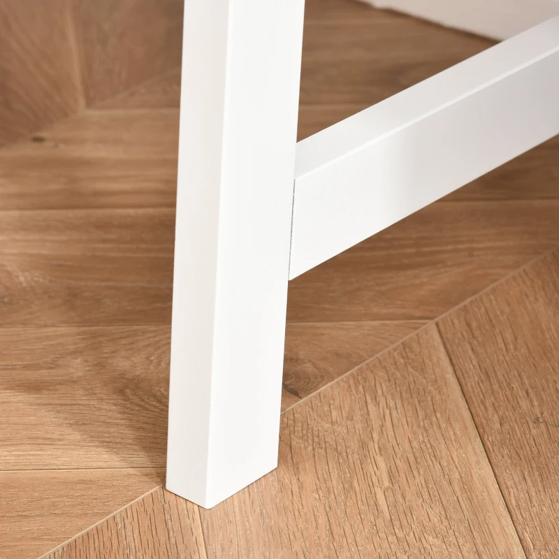 HOMCOM Computer Desk with Shelf Writing Table for Home  Office  Natural Wood Color