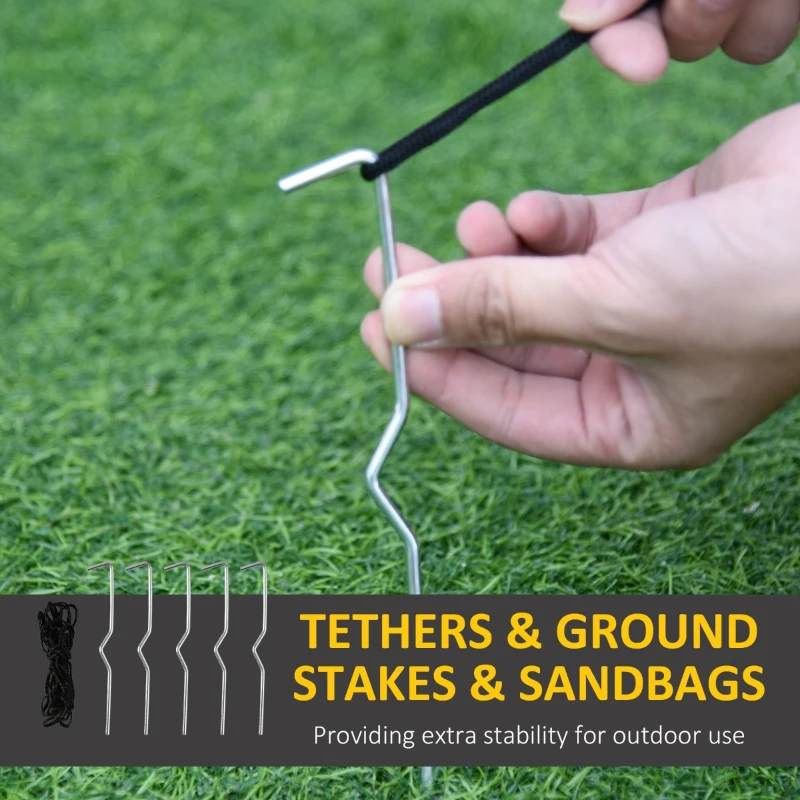 HOMCOM 8ft Christmas Inflatable Santa Claus with Toy List, Outdoor Blow-Up Yard Decoration with LED Lights Display