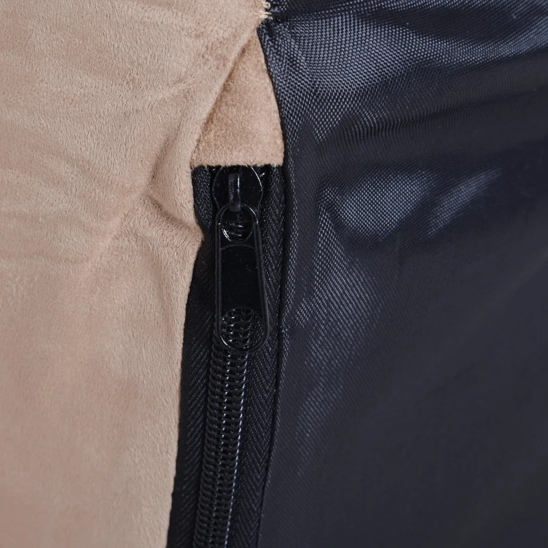 HOMCOM 5-Position Floor Lazy Sofa Chair Adjustable Folding Couch Video Gaming Bed Brown