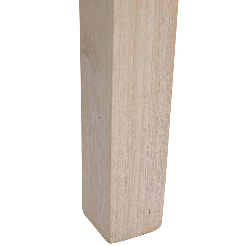 HOMCOM Modern Simplicity Household Bed End Footstool with Soft Sponge Cushion  52" W  Beige