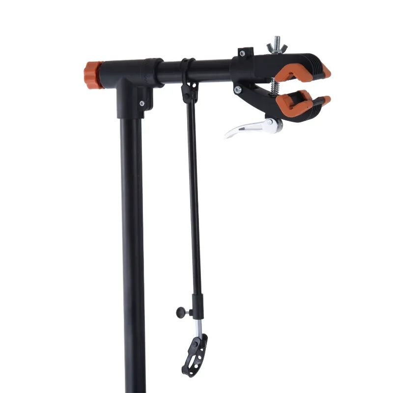 Soozier Adjustable Bike Repair Stand Home Portable Bicycle Mechanics Workstand Maintenance with Tool Box Cycle Black