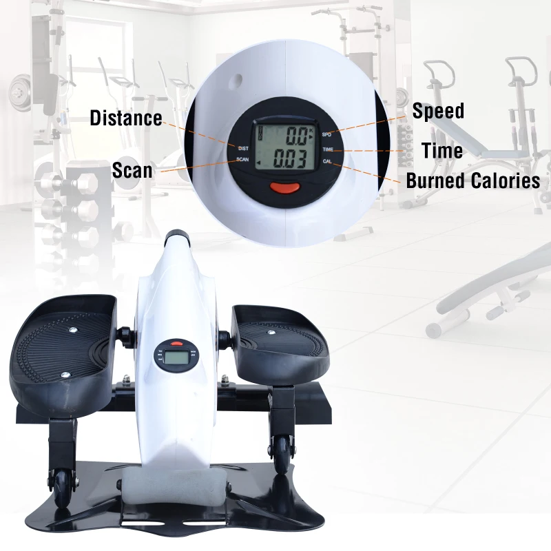 Soozier Mini Elliptical Machine w/ LCD Monitor